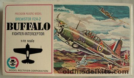 MRC 1/72 Brewster F2A-2 Buffalo - RAF or US Navy - (F2A2), 3004-69 plastic model kit